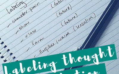 Labelling Thought Meditation Technique